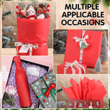 135 Sheets Glitter Tissue Paper For Gift Bags 20 X 14 Inch Red Tissue Paper With Sparkle For Valentine'S Day Wedding Birthday Holiday Decor Art Diy Crafts