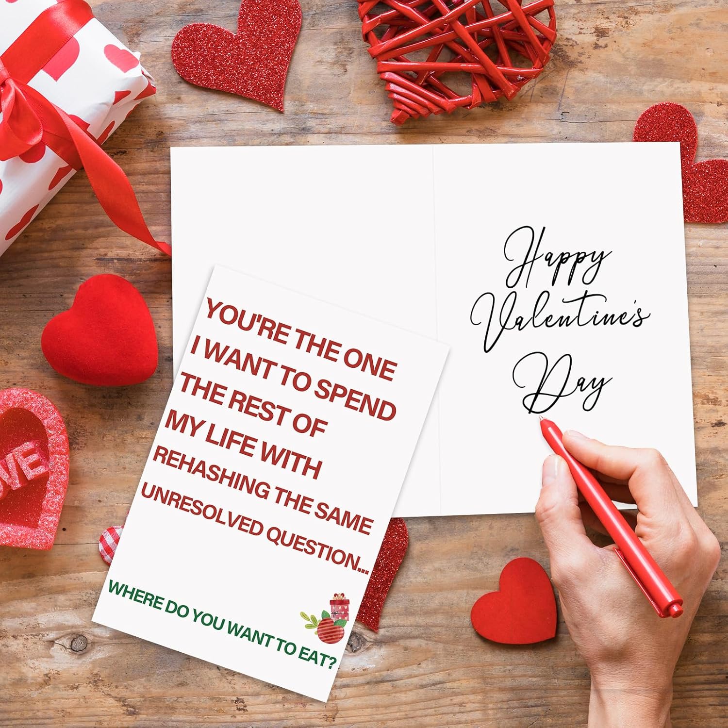 Funny Valentine Day Card For Him Her. Unique Valentine'S Day Card Gift For Boyfriend Girlfriend, Romantic Birthday Anniversary Card Gift For Women Men