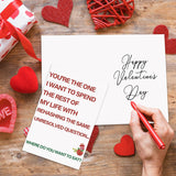 Funny Valentine Day Card For Him Her. Unique Valentine'S Day Card Gift For Boyfriend Girlfriend, Romantic Birthday Anniversary Card Gift For Women Men