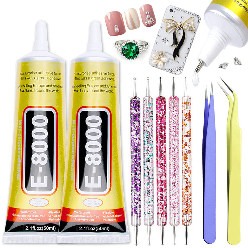 E8000 Craft Glue For Jewelry Making, Multi-Function B-7000 Super Adhes