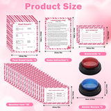 30 Pcs Valentine'S Day Friendly Feud Game With 2 Answer Buzzers,Cupid Card Friendly Feud Quiz,Roomantic Feud Card Game For Adults Couples,Trivia Quiz,Fun Galentine'S Day,Office, Team Building