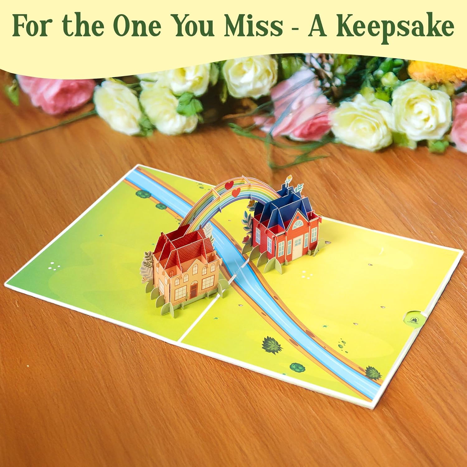 I Wish You Lived Next Door 3D Pop Up Card, Friendship Gifts For Women, Best Friend, Neighbor, Bff, Mom, Sister, Thinking Of You Card For Birthday, Mother’S Day, Just Because