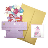 Handmade Wedding Pop-Up Cards With Cake - Greeting Card For Weddings, 3D Design, Ideal For Weddings, Engagements, And Bridal Showers - Versatile Valentine'S Day Present With Envelope