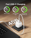 2 Pack 45W USB C Fast Charger with 3.3FT USB C Cables for iPhone Samsung iPad
