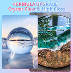 Epoxy Resin 2Gallon - Crystal Clear Epoxy Resin Kit - No Yellowing No Bubble Art Resin Casting Resin For Art Crafts, Jewelry Making, Wood & Resin Molds(1 Gallon X 2)