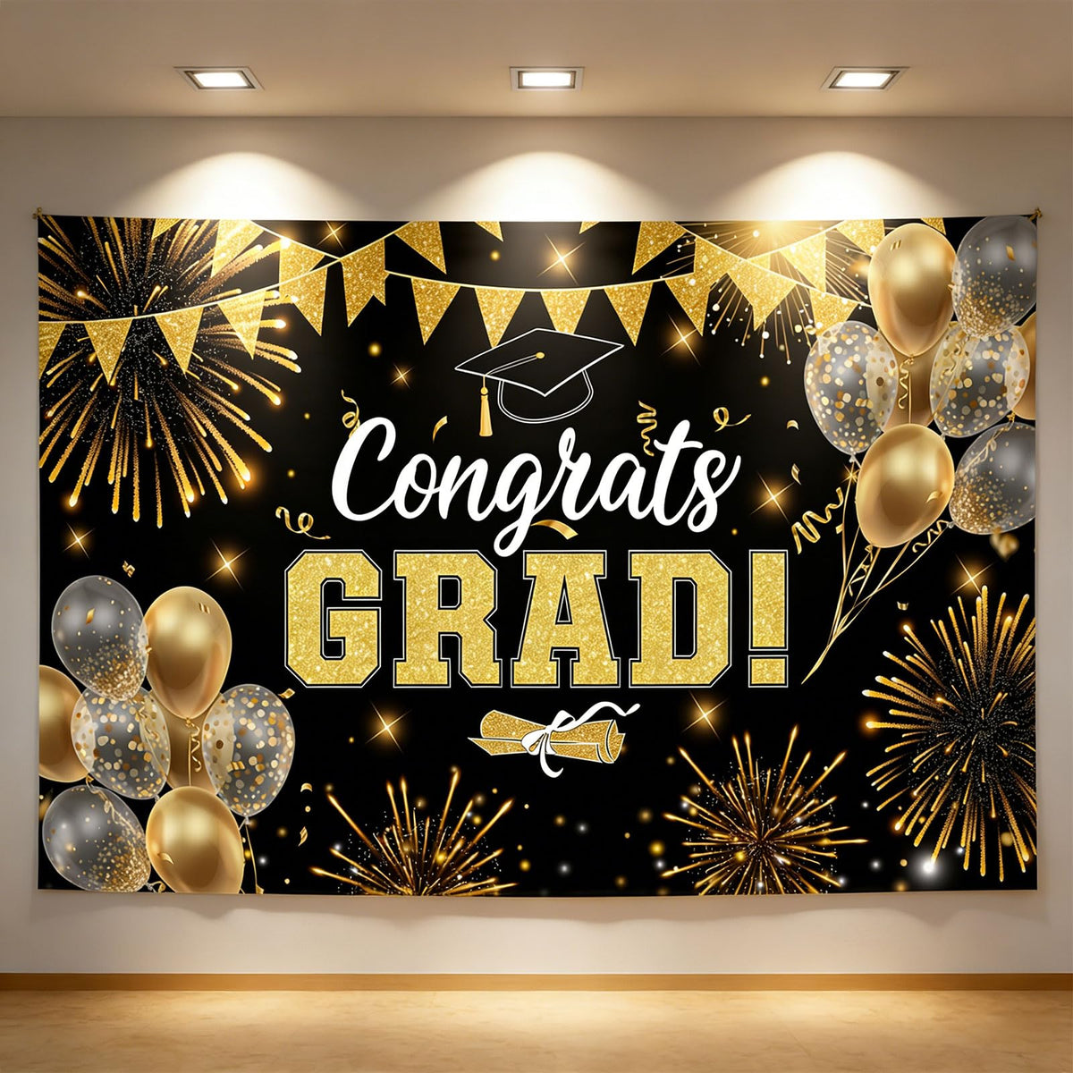 2026 Graduation Banner - XtraLarge Size 72x44 Inch Congrats Grad Banner for Graduation Decorations 2026 - Graduations Banner Class of 2026 for Grad Party Decorations Supplies