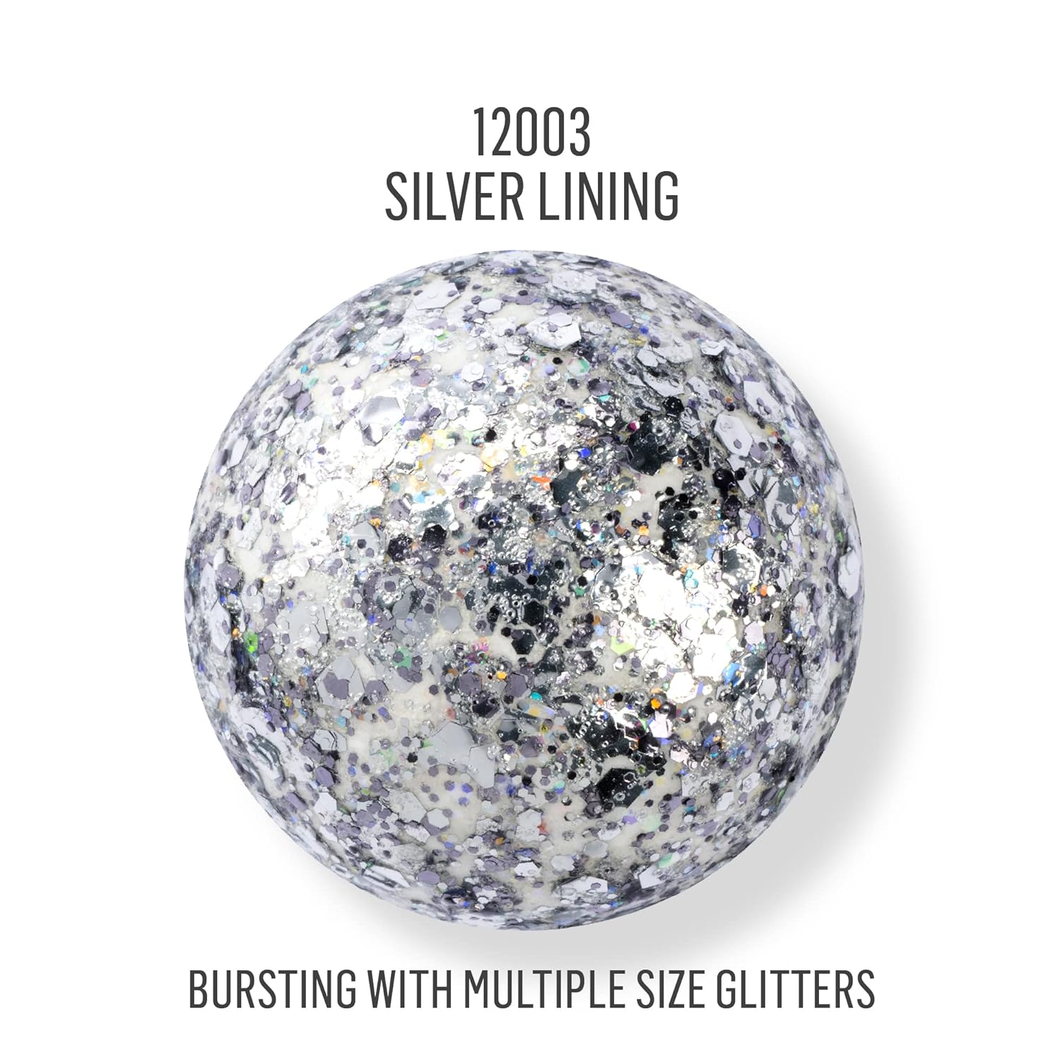 FolkArt Glitterific Pop Acrylic Craft Paint, Silver Lining 2 fl oz Premium Glitter Finish Paint, Perfect for Easy to Apply DIY Arts and Crafts, 12003