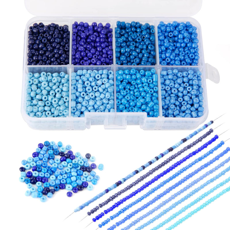 4000 Pcs 8 Colors Pony Beads Bracelet Making Kit, Rainbow Kandi Beads For Jewe