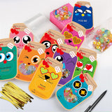 Valentine'S Day Cards For Kids, Happy Valentines Day Mason Candy Jar Cards With Treat Bags For Boys Girls Toddler School Class Classroom Exchange Party Favors 50 Pack (Candy Not Included)