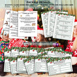 Christmas Friendly Feud Quiz, Baby Shower Game Night, Christmas Party Game, Family Activity, Feud Trivia Quiz, Holiday Games For Adults Coworkers Groups Christmas Party Supplies-2 (Sd-005)