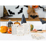 Halloween Friendly Feud Game, Family Feud Quiz, Trivia Quiz Baby Shower Game For Family Activity (12 Question Cards & 3 Final Round Cards) Halloween Party Games Decorations Supplies-Sg1