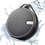 Waterproof Shower Bluetooth Speaker, Clear Sound, TF Card, Suction Cup - Black