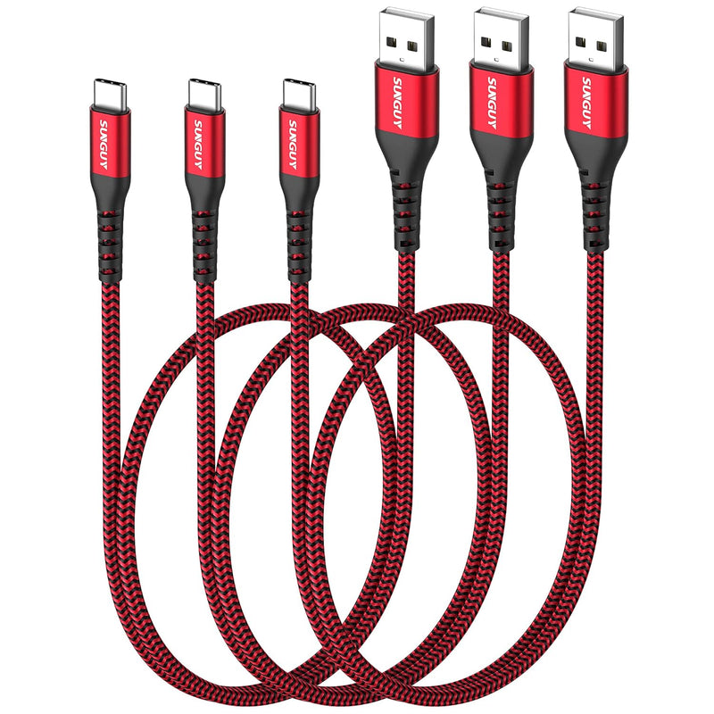Short Usb C Cable 1.5Ft [3Pack], 18 Inch Usb To Usb C Cable 3A Fast Charging D