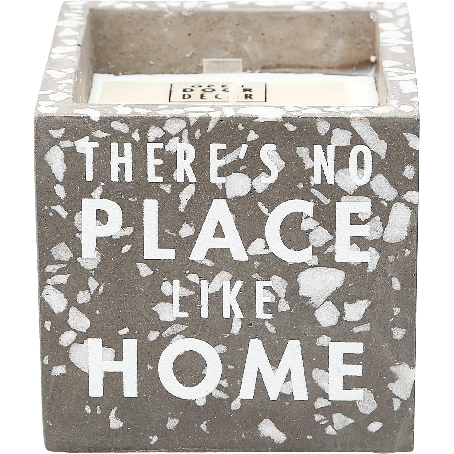 Pavilion - 3.5" Square There's No Place Like Home 100% 8 oz Soy Wax Single Wick Candle - Serenity Scented