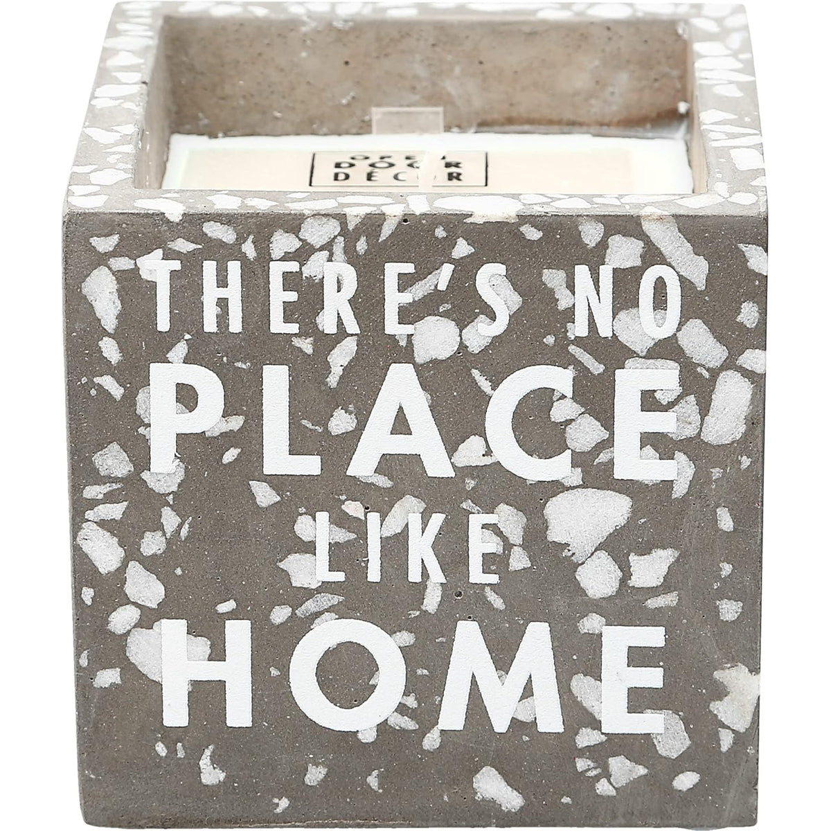 Pavilion - 3.5" Square There's No Place Like Home 100% 8 oz Soy Wax Single Wick Candle - Serenity Scented