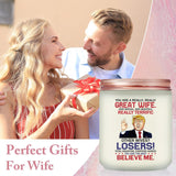Gifts For Wife - Wifes Valentines Gift Ideas - Romantic Christmas Gift For Wifes - Mothers Day Gifts For Wife - Lavender Scented Candle