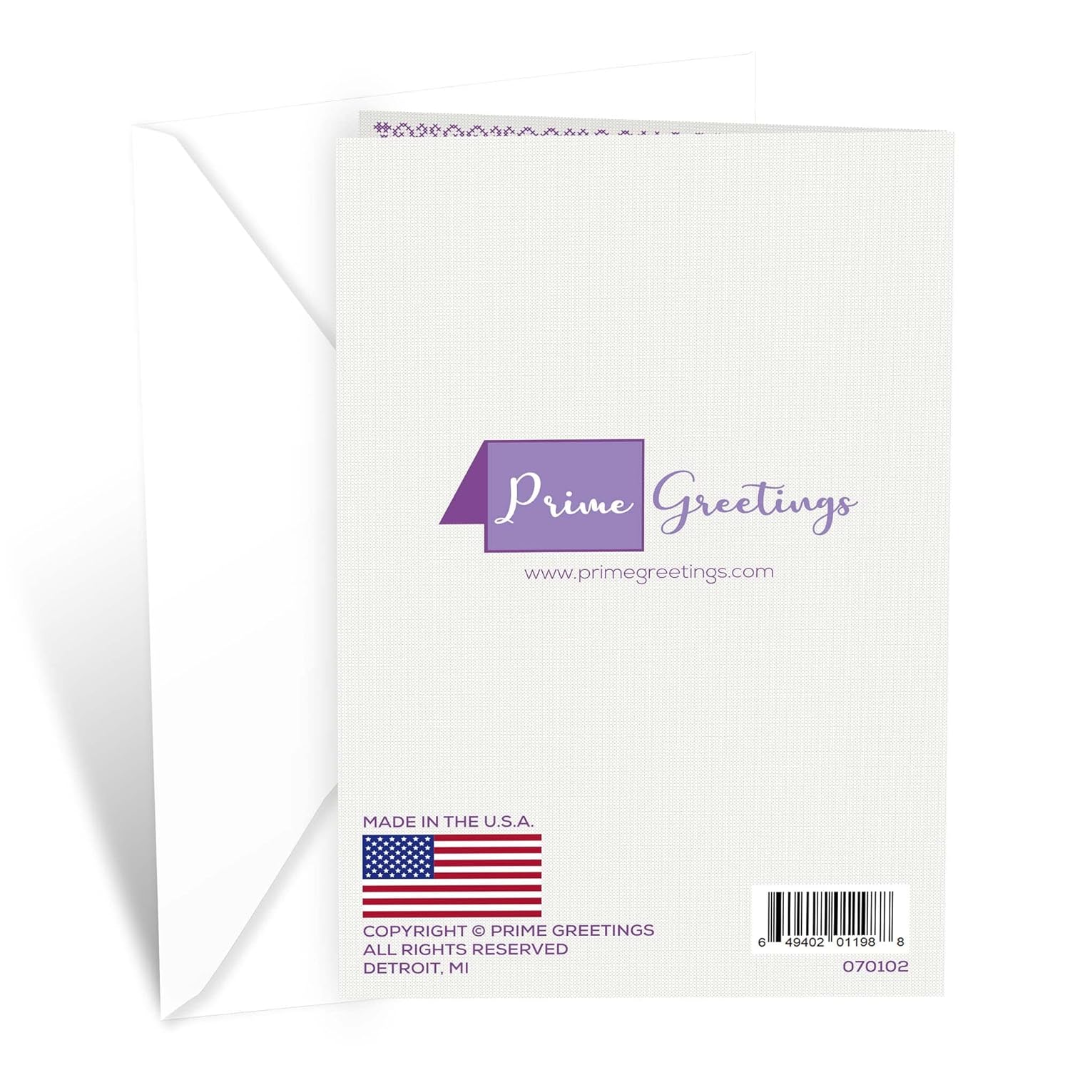 Mom Valentine'S Day Card, Made In America, Eco-Friendly, Thick Card Stock With Premium Envelope 5In X 7.75In, Packaged In Protective Mailer (Embroidery)