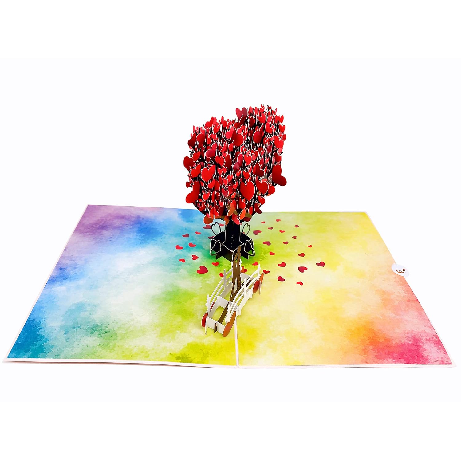 Lesbian Love Tree Valentines 3D Greeting Pop Up Card, Happy Valentines Day, Anniversary, Gay Women, Rainbow, Pride, Lover, Lgbt, Wedding, Engagem