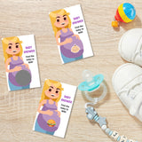 40 Cute Baby Shower Games - Scratch Off Lottery Ticket Raffle Cards - 4 Winners & 4 Loser Designs