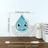 Stay Hydrated Neon Sign H2O Water Molecule LED Wall Light Cute Kawaii Gym Kitchen Bedroom Decor