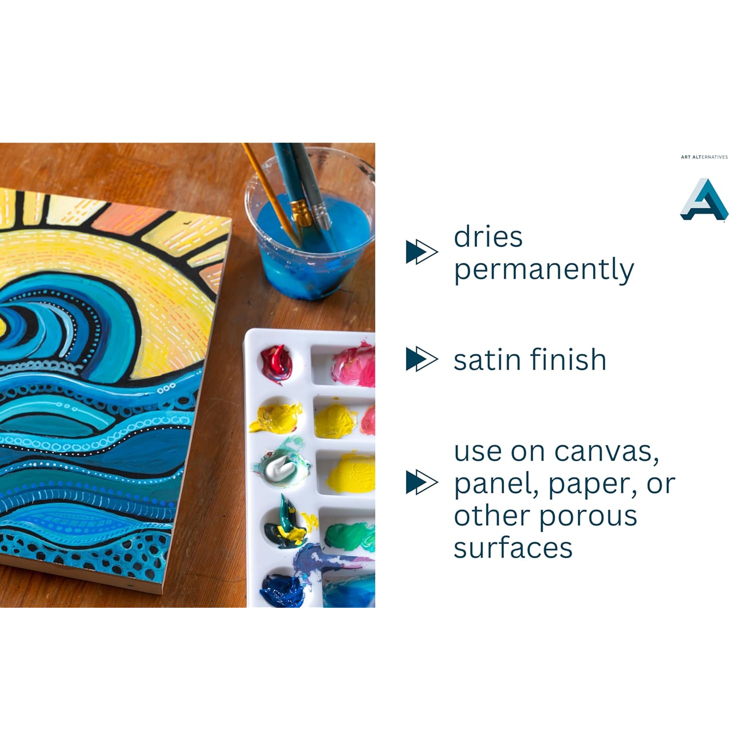 Art Alternatives Studio Acrylic 6-Color Set, Multi