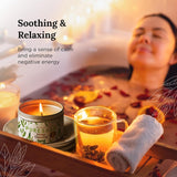 Long Lasting Pure White Sage Candle - 6 Oz - 35 Hour Burn Time - Organic, All Natural, Soy Candle To Cleanse Your Home & Calm, Soothe, Use With Sage Smudge Kit - Spiritual