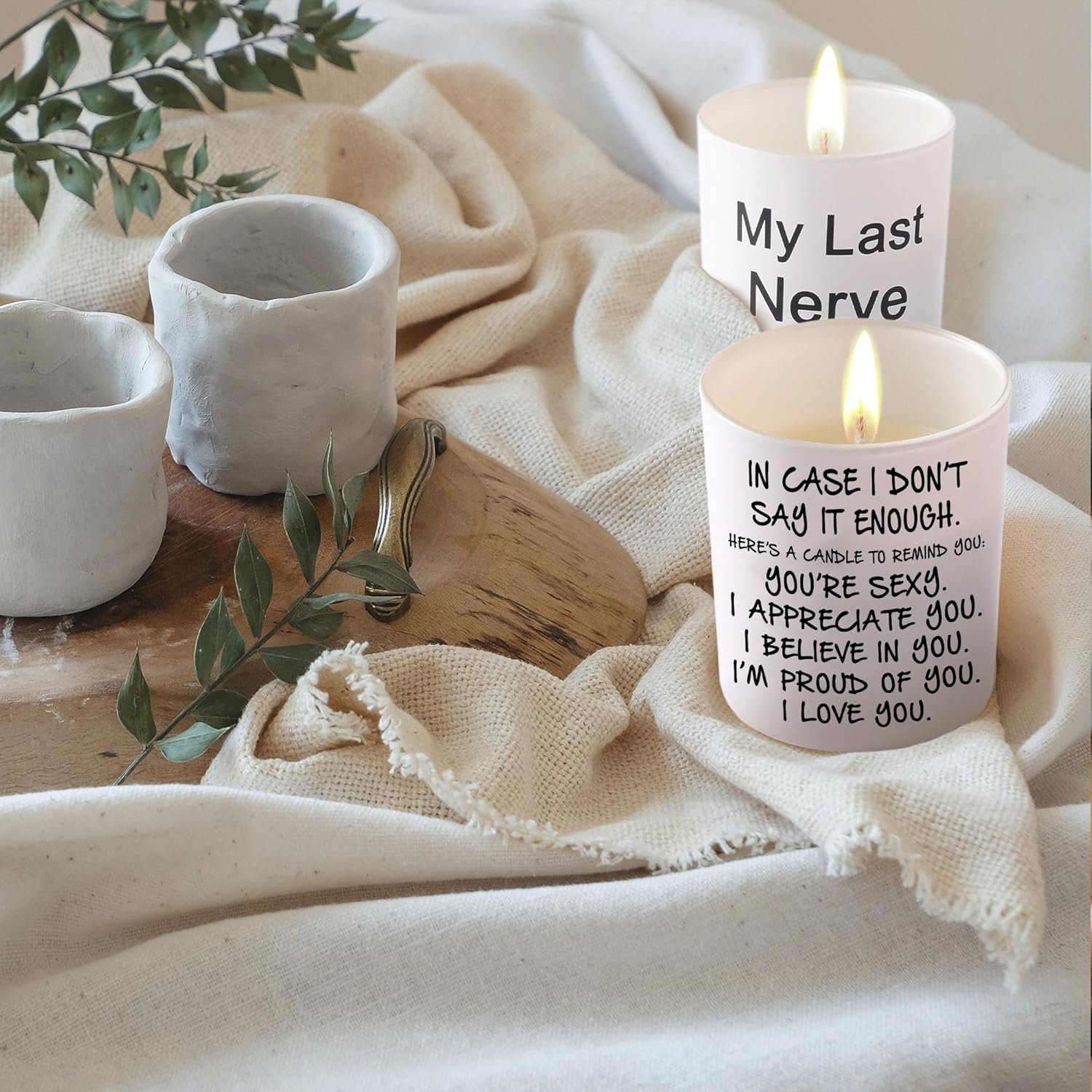Candles Gifts For Her Funny Novelty Unique Valentines Mothers Day Anniversary Birthday Christmas Gifts For Girlfriend Wife Stocking Stuffers Lavender Scented Soy Candle