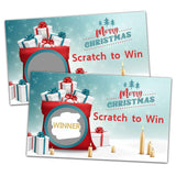 Christmas Scratch Off Game Cards, Scratch Off Stickers Holiday Games, Lottery Raffle Tickets, Christmas Party Supplies Decorations, New Year Activities For Adults Friends (50 Pack)-01