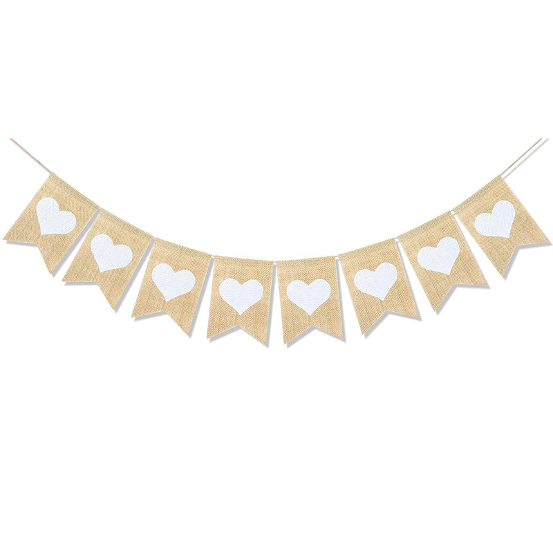 Heart Banner Garland Wedding Engagement Party Decorations Valentines D