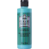 FolkArt Color Shift Acrylic Craft Paint, Aqua Flash 8 fl oz Premium Metallic Finish Paint, Perfect For Easy To Apply DIY Arts And Crafts, 36370