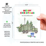 Thank My Driver Christmas Thank You, Gifts For Garbage Men Appreciation Christmas Cards For Trash Collector, Happy Holiday Card For Garbage Man, Recycle Truck, Waste Collection, Sanitation Worker