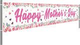 Happy Mothers Day Banner Mothers Day Decorations Mother's Party Indoor and Outdoor Courtyard Decorations