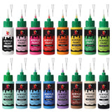 2Oz Matte Acrylic Paint Set With Precision Applicator Cap For Car Freshie Painting, Drawing And Diy Arts & Crafts Supplies For Adults(Pack Of 16)