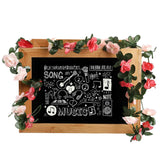 10 Pack 82 Feet Artificial Rose Vine Hanging Flower Garland Fake Roses Flowers Plants Ivy String Home Hotel Office Wedding Party Garden Décor