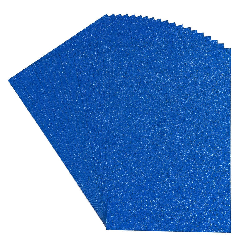 20 Sheets Glitter Cardstock Blank Thick Paper Cards For Diy Birthday, Wedding