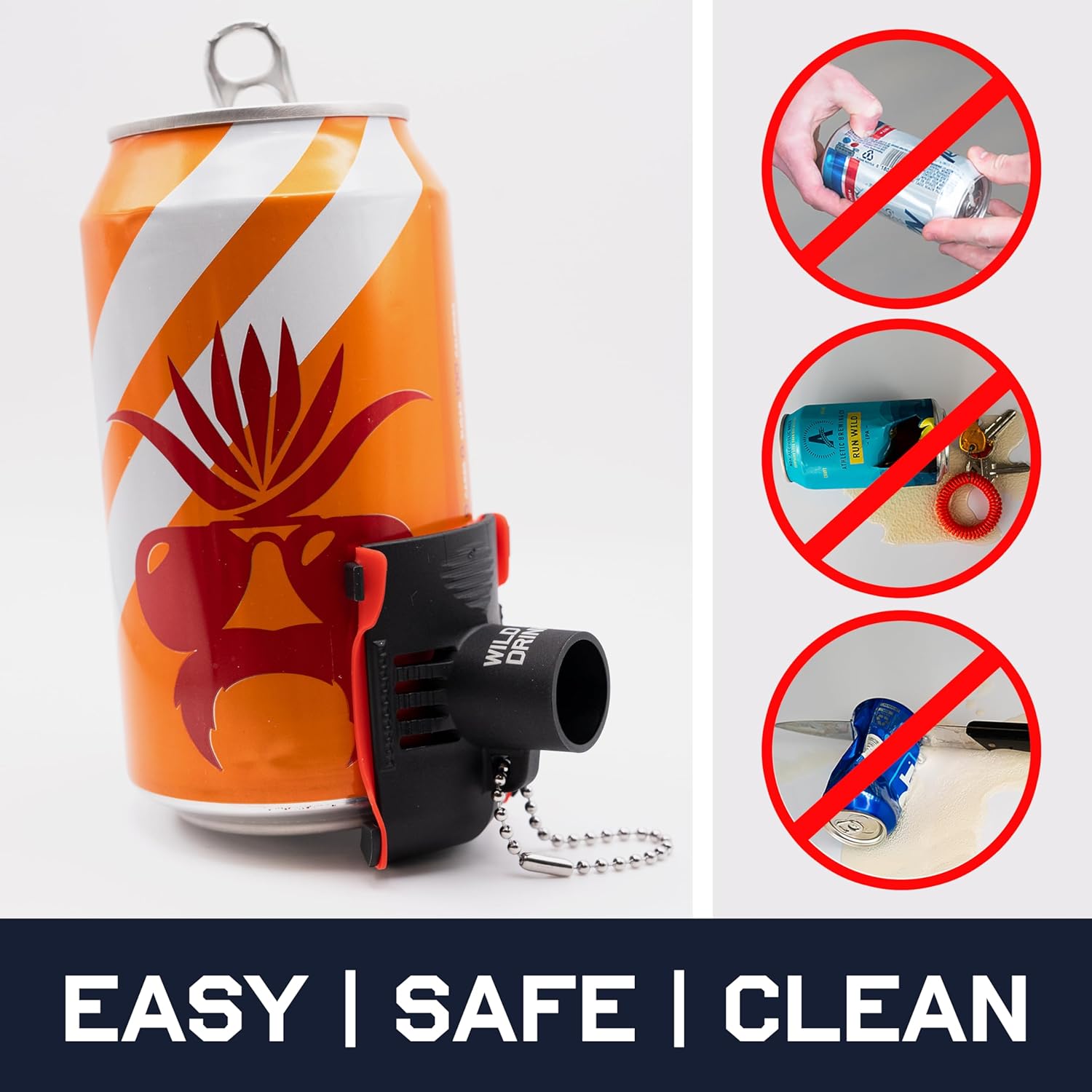 The Krak'In 2.0 - Innovative Shotgun Tool With Built-In Funnel - Great For Golf Course, Beach, Grad, Bachelorette Party, College House Party, Spring Break, Snowboarding, Etc.