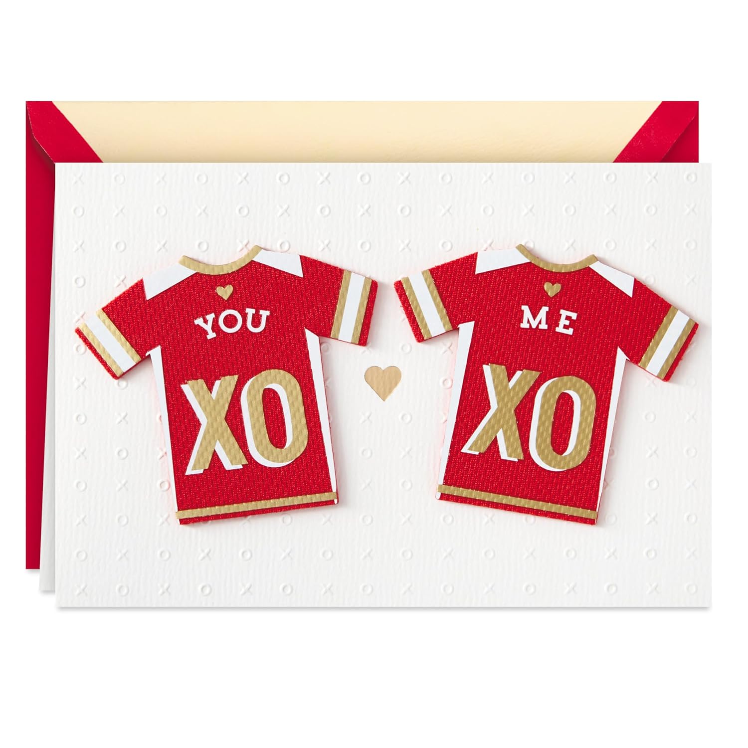 Hallmark Signature Valentines Day Card (Sports Jerseys, Same Team),799VFE1144