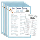 Easter Game Kit - The Easter Story - 20 Pcs Cross And Tomb Theme Bible Game Cards With 1 Answer Card For Family Easter Party Religious Activity School Sunday Activities Favors Decorations - 05