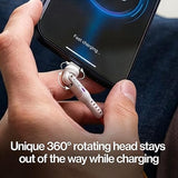 10FT 100W 3 in 1 Magnetic Charging Cable USB C Micro USB Lightning Tips Black