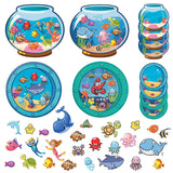 40 Sheets Ocean Stickers With Under The Sea Submarine Scenes, Diy Sea Life Animal Stickers Summer Crafts Activities For Kids, Classroom Party Favors