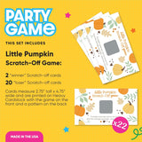 Big Dot of Happiness Fall Baby Shower Games - Little Pumpkin Theme Scratch Off Cards with 22 Cards, Autumn Baby Celebration Party Supplies, Neutral Party Activities, Fall 1st Birthday Party Decor