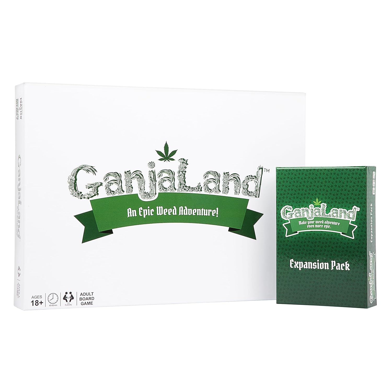 Ganjaland Expansion Pack - 90 New Cards For The Epic Stoner Ganjaland Core Game