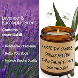 Valentine'S Day I'M Sorry, I Love You Gifts For Mom Her, Him - Lavender Scented Candle Present For Mom, Wife, Girlfriend - Apology Gifts For Women, Men, Dad, Husband, Boyfriend