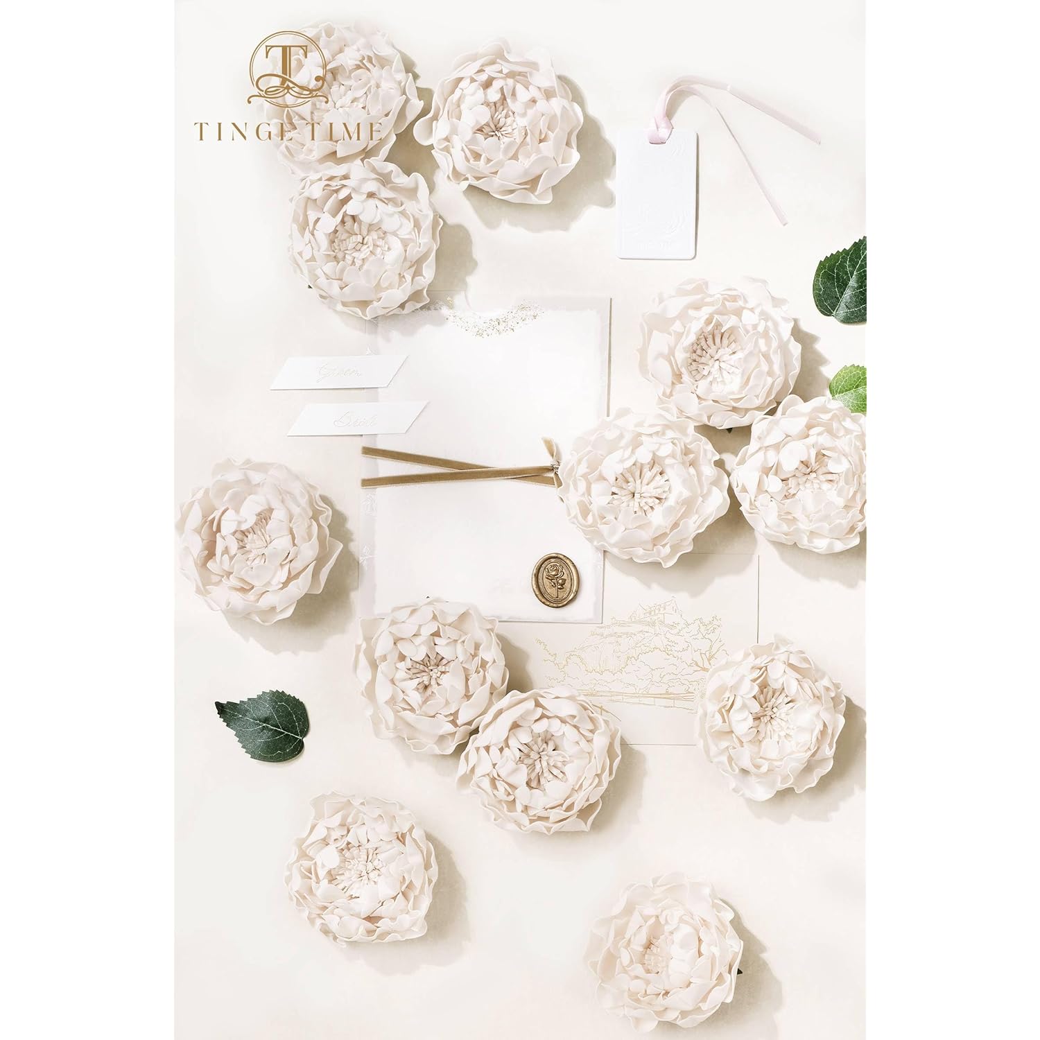Artificial Blooming Peony Flowers For Decoration Real Looking 16Pcs Mild Pink Fake Flowers With Stem For Diy Wedding Bouquets Home Decor Centerpieces Bridal Shower Party