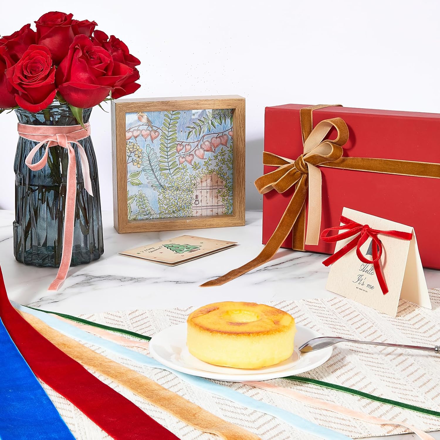 1/4" X 20 Yards Brown Velvet Ribbon For Christmas Tree Wreath Decoration Handmade Crafts Ornaments Gift Wrapping & Bow Making