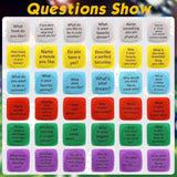 24 Pcs Conversation Cubes Learning Reading Comprehension Cubes Social Emotional Learning Activity Dice Game Speech Therapy Toys For Kids Teacher Classroom School Counselor