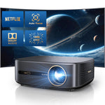 4K Projector, 1000 ANSI, WiFi Bluetooth, Netflix Certified, 1080P, Dolby Audio