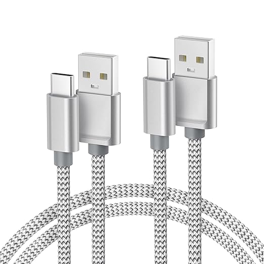 2 Pack USB A to USB C Cable 6FT Fast Charging Cord for iPhone 17 16 15 iPad Samsung Galaxy Pixel