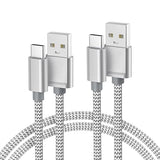 2 Pack USB A to USB C Cable 6FT Fast Charging Cord for iPhone 17 16 15 iPad Samsung Galaxy Pixel