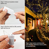 32 Pcs Led Fairy Lights Battery Operated String Lights - 10 Ft 30 Leds Waterproof Copper Wire Mini Firefly Starry Moon L